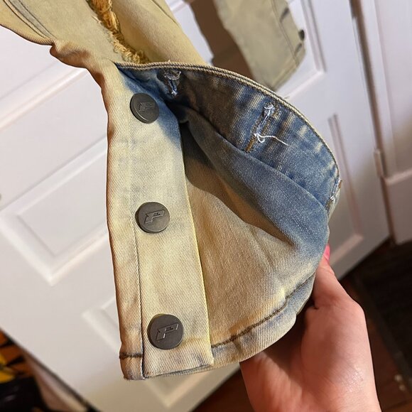 Unworn Politics Cargo Adjustable Stretch Stacked Jeans - Picture 2 of 7